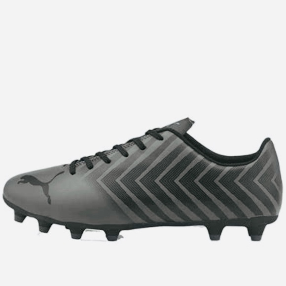 Puma Tacto II FG/AG Soccer Cleats | 10 | Unisex | Black Castlerock | Preowned - Picture 1 of 8
